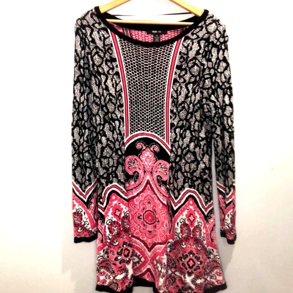 Style & Co Dresses & Skirts - 3/$20 Style & Co pink black soft dress medium Style & Co Dresses & Skirts - 3/$20 Style & Co pink black soft dress medium
